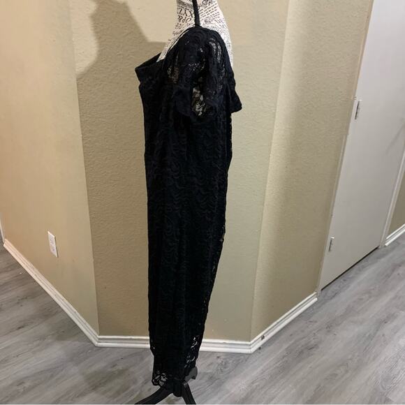 Binance black lace‎ dress plus size 3X - Picture 4 of 7